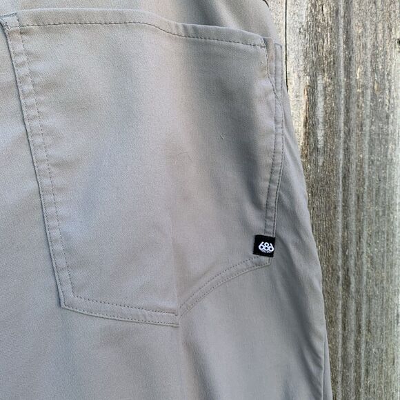 686 Everywhere Pant Slim Fit Performance 36wx34L Grey - Picture 8 of 16